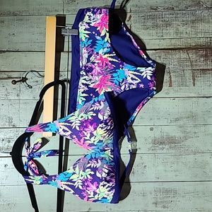Christin Michael's two piece swimsuit